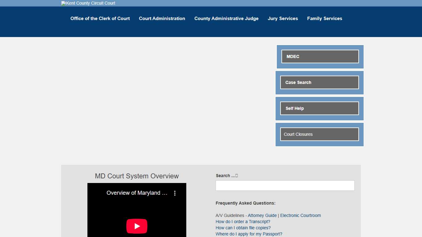 Circuit Court for Kent County, Maryland