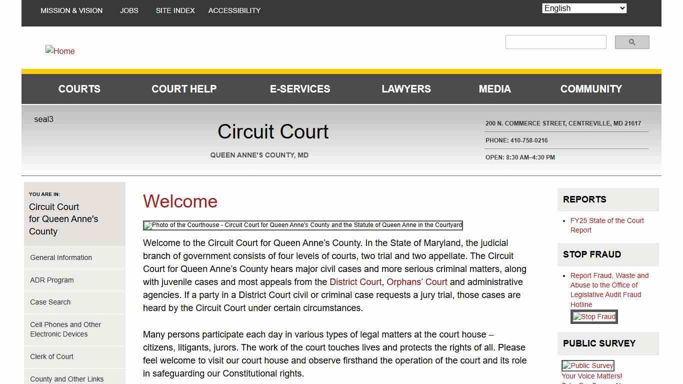 Welcome | Maryland Courts